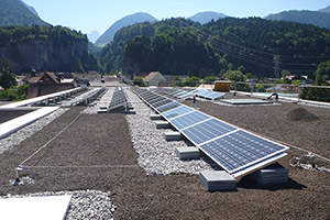 22,95 kWp - Flachdach Süd - Photovoltaikanlage - Bürs, Vorarlberg